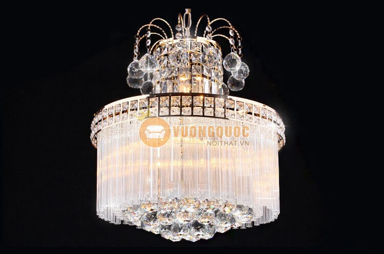 Đèn chùm pha lê kích thước lớn treo phòng khách CM161-4